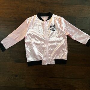 Pink Ladies zip up jacket. In very good used condition. 50’s costume